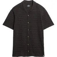 Superdry Knitted Texture Kortærmet Skjorte