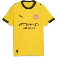 Puma Girona FC 25/26 Away Jersey Youth, Clothing, Faster Yellow/Red, 7-8Y