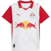 Puma FC Red Bull Salzburg 25/26 Home Jersey Youth, Clothing, White/Red, 13-14Y