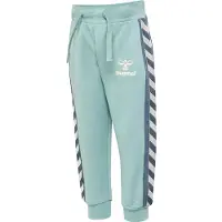 Hummel Bukser - hmlLeague - Blue Surf - - 1 år (80) - Bukser - Bomuld