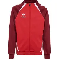 Hummel Sportssweatjakke 'Lead 2.0' rød / burgunder / hvid