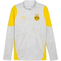 Puma Borussia Dortmund Training Quarter-Zip Top Men, Sport, Silver Mist/Faster Yellow, 3XL