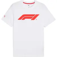Puma F1 Essentials Logo Tee Men, Clothing, White, M
