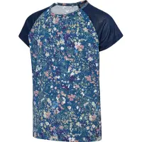 Hummel T-shirt - HmlJR Mix - Dress Blues/Riverside - - 5-6 år (110-116) - T-Shirt