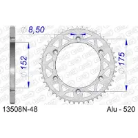 Afam 13508n Bagtandhjul