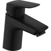 Hansgrohe HG Logis 1-grebs - håndvaskarmatur 70 med push-open bundventil, mat sort