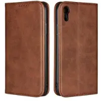Mtp Products iPhone XR Retro Pung Taske med Magnetisk Lukning - Kaffe