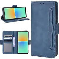 Mtp Products Sony Xperia 10 V Pung Cover med Kortholder - Blå