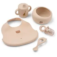 Liewood Mileah baby mealtime servicesæt Apple blossom