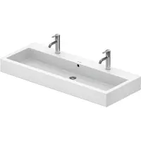 Duravit Vero vask 120 cm, med 2 hanehuller
