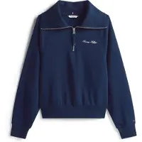 Tommy Hilfiger Ww0ww46632 Halv Lynlås Sweatshirt