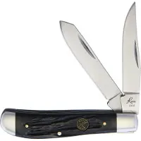 Roper Knives Trapper Black Bone
