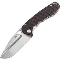 TENABLE KNIVES Bombur Linerlock Black and red
