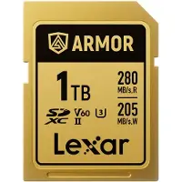 Lexar Sdxc Pro Gold Series Armor Uhs-ii 1tb V60 Ip68 Hukommelseskort