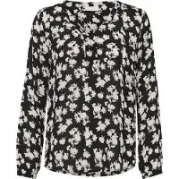 Kaffe Bluse 'KAAmber' sort / hvid