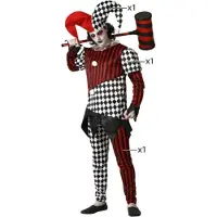 Atosa Harlekin Halloween-kostume Til Mænd