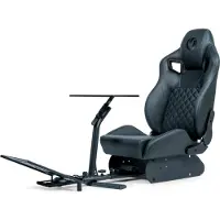 Nacon PCRC-RM2COBRA, Cockpit til racerløb, Sort, Imiteret læder, Stål, 110 kg, 190 cm, Revosim, Logitech, Thrustmaster, Fanatec, Moza Racing and Hori steering wheels and pedals
