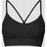 Casall Seamless Graphical Rib Sports Top, Black