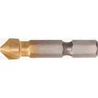 Ks Tools 336.0329, Boremaskine, Borehoved til afgratning, Højre rotation, 1,24 cm, 56 mm, Metal uden jern, Blød metal, Stål