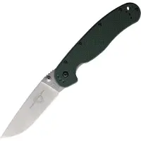 Ontario RAT I Linerlock Green G10 SW