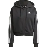 Adidas Essentials 3 Stripes French Terry Sweatshirt Med Lynlås