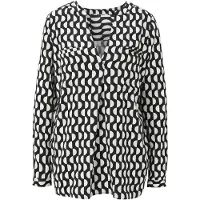 HEINE Bluse sort / hvid