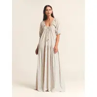 St MRLO Kjole 'Florence' beige / sort / hvid