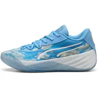 Puma All-Pro NITRO Dennis Schroder Basketball Shoes Unisex, Shoes, Light Blue/White, 37.5