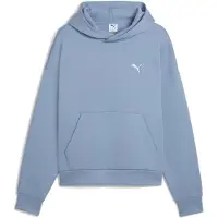 Puma WARDROBE ESS Boxy Hoodie Men, Clothing, Cool Blue, L