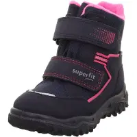Superfit Snowboots 'HUSKY' navy / sølvgrå / fuchsia