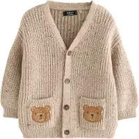 Next Cardigan beige / karamel / sort