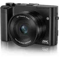 INF 4K Dual Lens-kamera med touch-skærm og 32 GB hukommelseskort