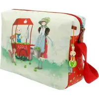 Santoro skuldertaske med print An Apple A Day (252544)