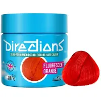 La Riché 4 x Ny LA RICHE -retninger Semi -permanent h?rfarve 88 ml - Fluorescerende orange