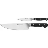 Zwilling Pro knivsæt 2 dele Sort-rustfrit stål