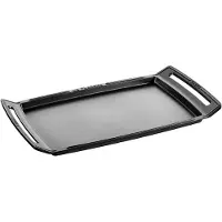 Staub Teppanyaki stegeplade med håndtag 38x25 cm Sort