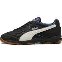 Puma King Indoor Street Soccer 94 Sneakers Unisex, Shoes, Black/Vapor Gray, 40.5