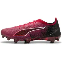 Puma ULTRA 6 ULTIMATE CP FG Football Boots Unisex, Shoes, Black/Fast Red/Fire Orchid, 39