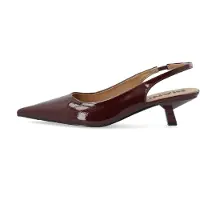 Bianco Slingpumps 'Kristin' mørkerød
