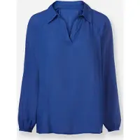 HEINE Bluse royalblå
