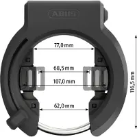 ABUS 6950m Am Nr Bk Xplus Stellelås Til Cykel
