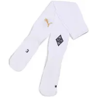 Puma Borussia Mönchengladbach 125th Anniversary Socks Men, Clothing, White/Matte Gold, 43-46