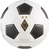 Puma Borussia Mönchengladbach 125th Anniversary Football, Accessories, White/Matte Gold, 5