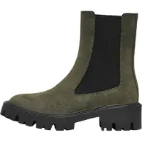 ONLY Chelsea Boots 'ONLBETTY' choko / grøn