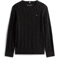 Tommy Hilfiger Pullover 'Essential Cable' sort