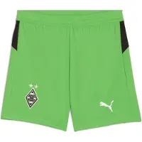 Puma Borussia Mönchengladbach 25/26 Shorts Youth, Clothing, Green/Warm White, 15-16Y