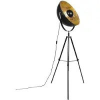 QAZQA Industriel smart gulvlampe sort tripod inkl. WiFi A60 - Magna 50 Eglip