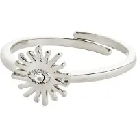 Pilgrim Ring 'Lulu' sølv / transparent
