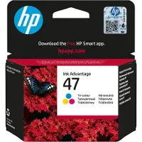 HP 47 - 14 ml - farve (cyan, magenta, gul) - original - Ink Advantage - blækpatron