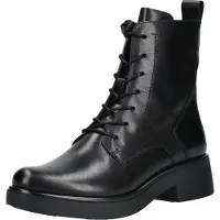 Caprice Bootie, black, made of Leather with Block heel, Size 42